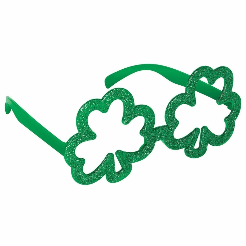 Shamrock Glitter Glasses 4 pack!
